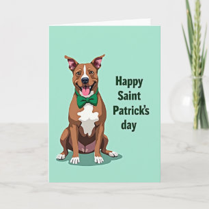 Happy Saint Patricks Dog Day Card