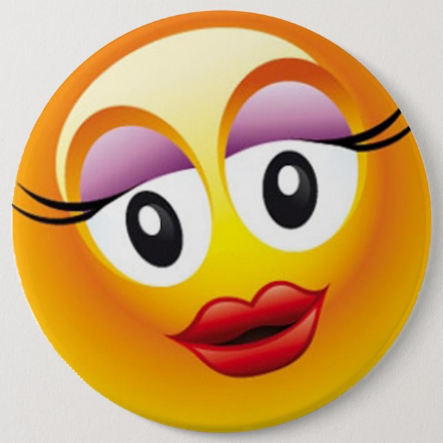 Happy Sally Joy 6 Cm Round Badge (Front)