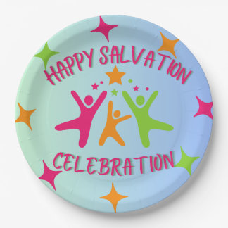 Happy Salvation Celebration-Christian Kids Plate