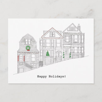 Happy San Francisco Holiday Postcard