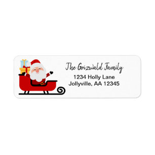 Happy Santa Christmas Holiday Address