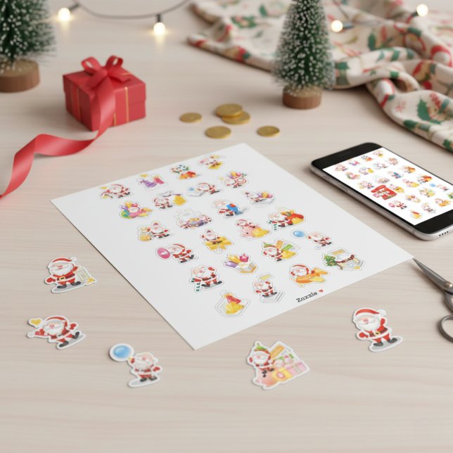 Happy Santa Christmas Sticker Collection (Happy Santa Christmas Sticker Collection)