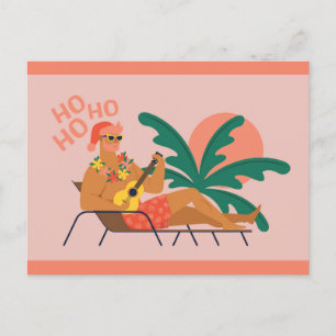 Happy Santa Claus Postcard