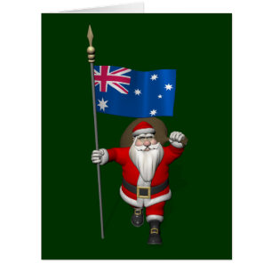Happy Santa Claus Visits Of Australia