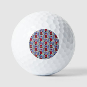 Happy Santa Golf Balls