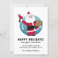 Happy Santa Mover with Box