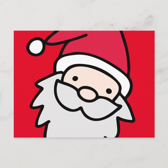 Happy Santa Postcard (Front)
