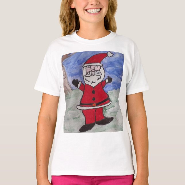 Happy Santa  T-Shirt (Front)