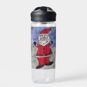 Happy Santa Water Bottle