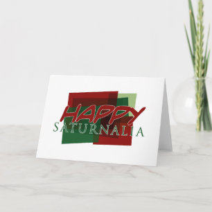 Happy Saturnalia 02 Holiday Card