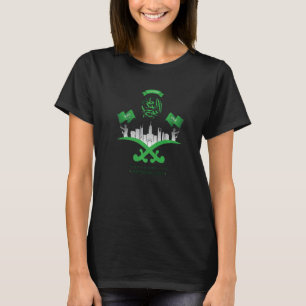 Happy Saudi Arabia Tree Swords National Day 92 T-Shirt