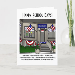Happy School Days Greeting Card