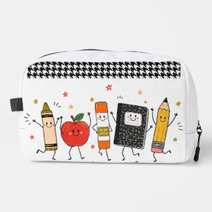 Happy School Supplies Doodle Teacher Pencil Pouch