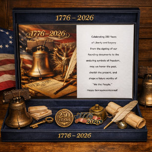 Happy Semiquincentennial America 250 Holiday Card