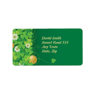 Happy Shamrock Label