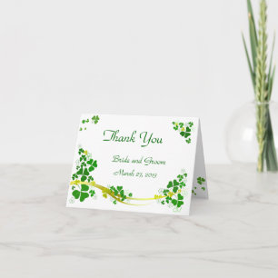 Happy Shamrock Thank You Card