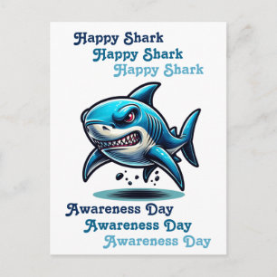 Happy Shark Awareness Day July 14th Postcard