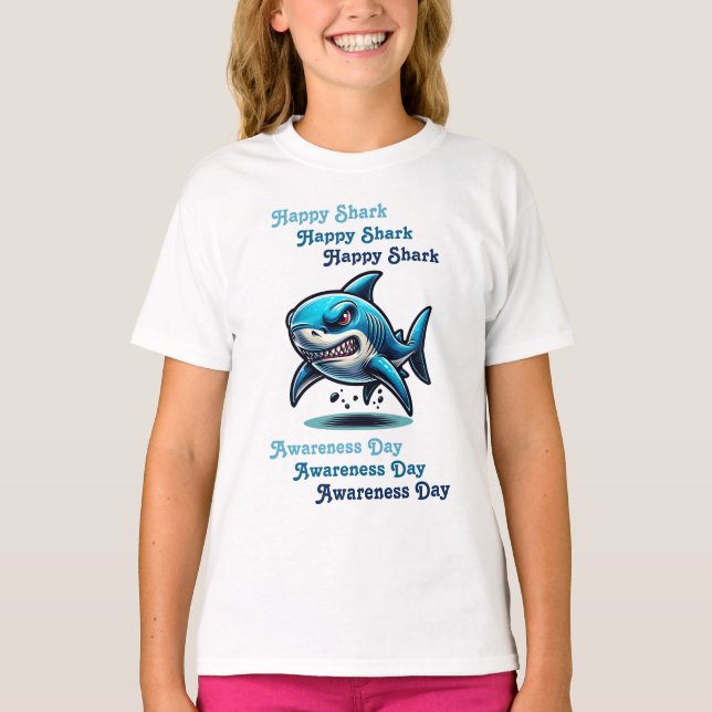 Happy Shark Awareness Day | July 14th T-Shirt (Front)