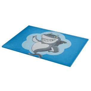 Happy shark cutting board