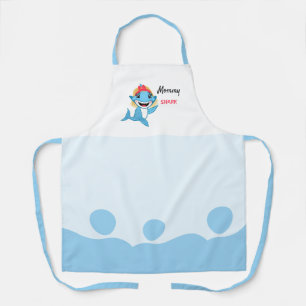 Happy Shark Family Apron