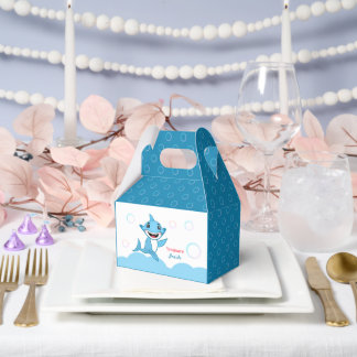 Happy Shark Family Thank You Favour Box