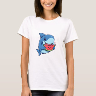 Happy Shark Snack T-Shirt