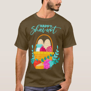 Happy Shavuot Jewish Celebration Hebrew Judaism T-Shirt
