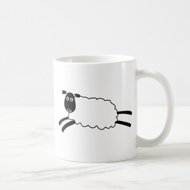 Happy Sheep Coffee Mug (Right)