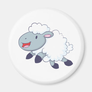 Happy Sheep Magnet
