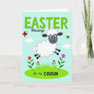 Happy Sheep Springtime Card