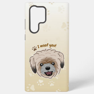Happy Shih Tzu Dog Lover I Woof You Paws Samsung Galaxy Case