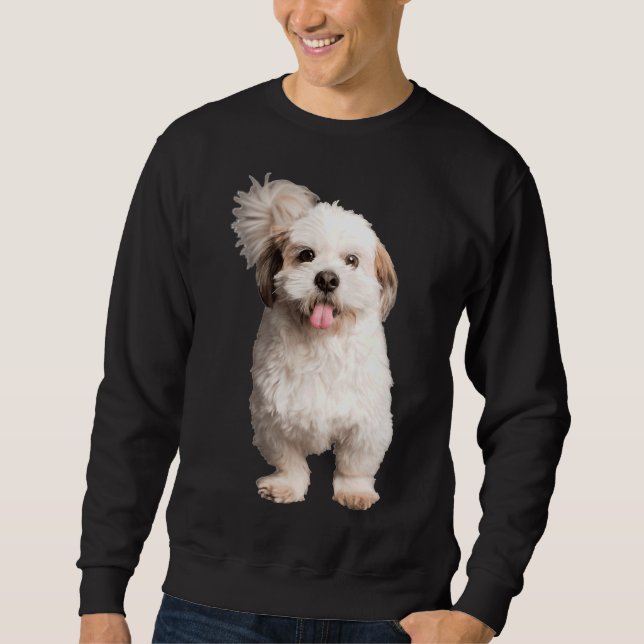 Happy Shih Tzu        Sweatshirt (Front)
