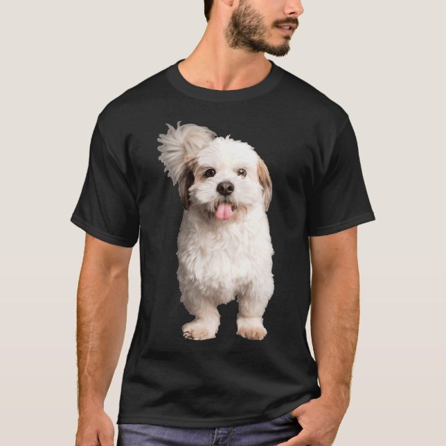 Happy Shih Tzu        T-Shirt (Front)