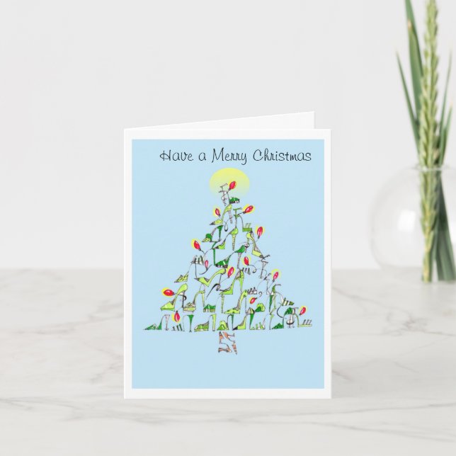 Happy Shoe Year!/Look inside! Holiday Card (Front)