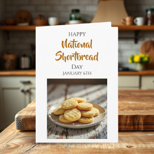 Happy Shortbread Day   January 6th Card