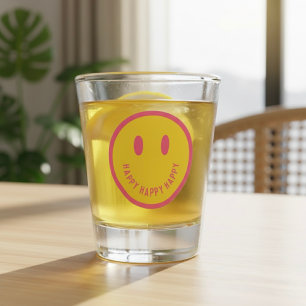 Happy Shot Glass