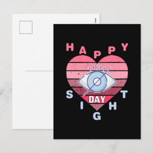 Happy Sight Day Holiday Postcard