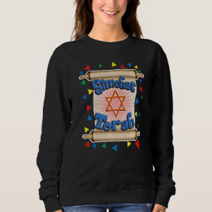 Happy Simchat Torah For Men Women Kids Jewish Holi Sweatshirt