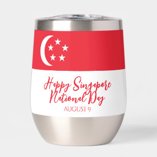 Happy Singapore National Day Singapore Flag