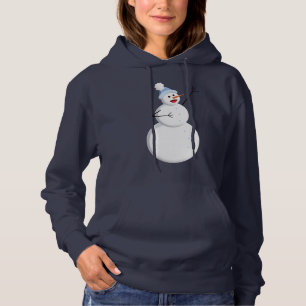 Happy Singing Snowman Christmas Hoodie