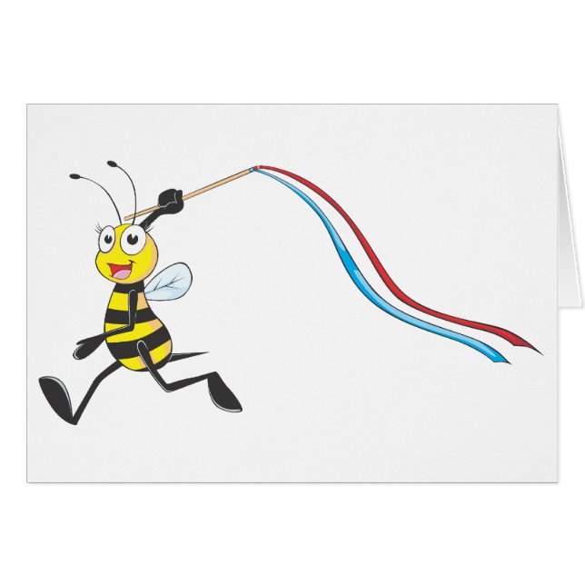 Happy Sister Bee Running (Front Horizontal)