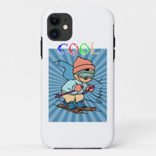 Happy Skiing Season ski resort snow sports Case-Mate iPhone Case