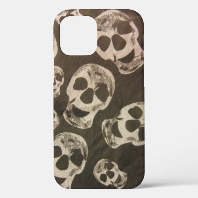 Happy Skulls Case-Mate iPhone Case (Back)