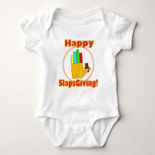 Happy Slapsgiving Design Baby Bodysuit