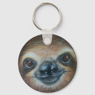 HAPPY SLOTH KEY RING! RING