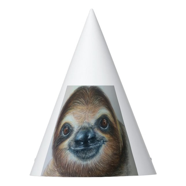 HAPPY SLOTH! party hat (Front)