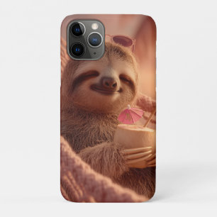 Happy Sloth Relaxing in a Hammock Case-Mate iPhone Case