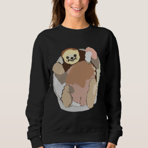Happy Sloth Relaxing Relaxed Fit Sweatshirt