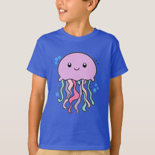 Happy smiling baby jellyfish with bubbles.  T-Shirt