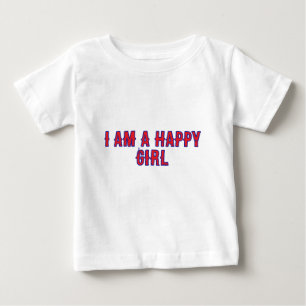 Happy Smiling Girl Kid's T-Shirt Design